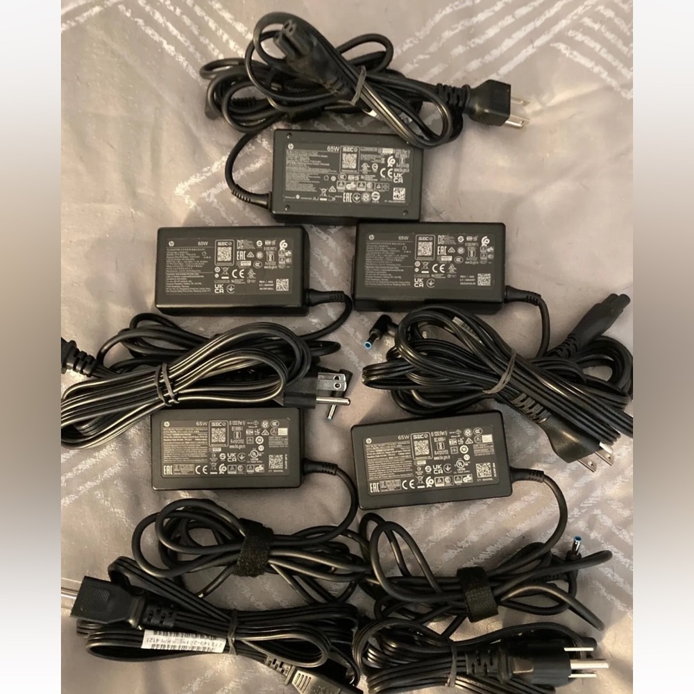 10 ps Genuine 65W HP Laptop Charger AC Power Adapter  19.5V 3.33A PPP009C